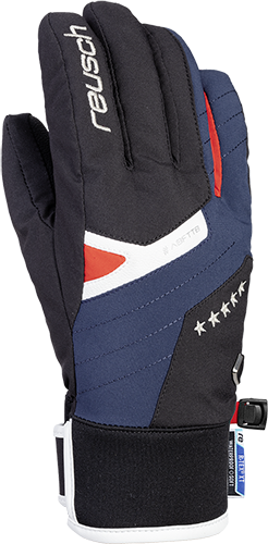 Reusch Mikaela Shiffrin R-TEX® XT Junior 4961245 7787 black blue front